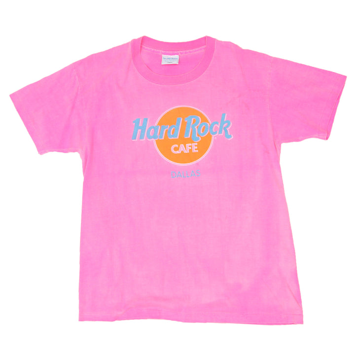 Vintage Hard Rock Café Dallas T-Shirt Single Stitch Made In USA One Size | Migration_T-Shirts UAENAT40 | Fashion Rerun