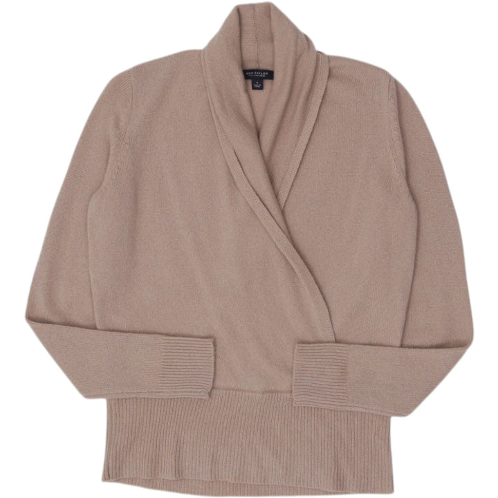 Ladies Ann Taylor 100% Cashmere Cowl Neck Sweater