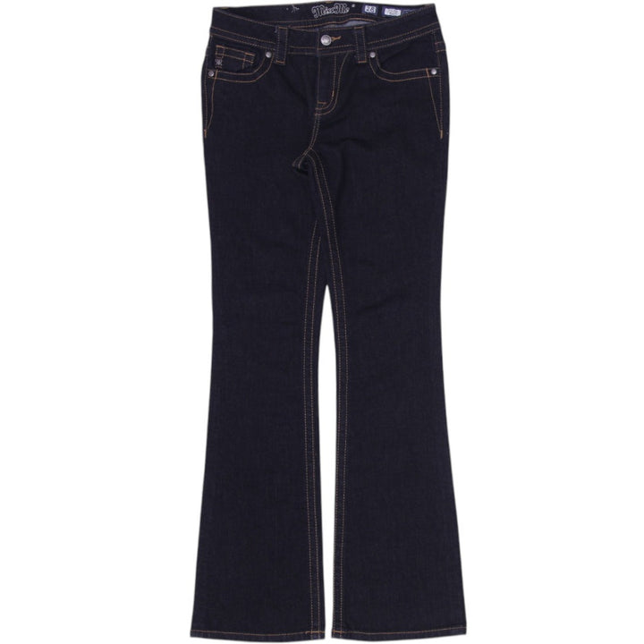 Y2K Ladies Miss Me Mid-Rise Bootcut Denim Jeans Size 28