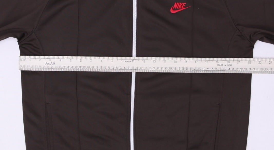 Vintage Mens Nike Track Jacket Brown Full Zip Logo Sportswear | Migration_Jackets - Alternate View | Fashion Rerun