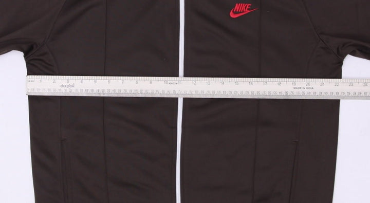 Vintage Mens Nike Track Jacket Brown Full Zip Logo Sportswear | Migration_Jackets - Alternate View | Fashion Rerun
