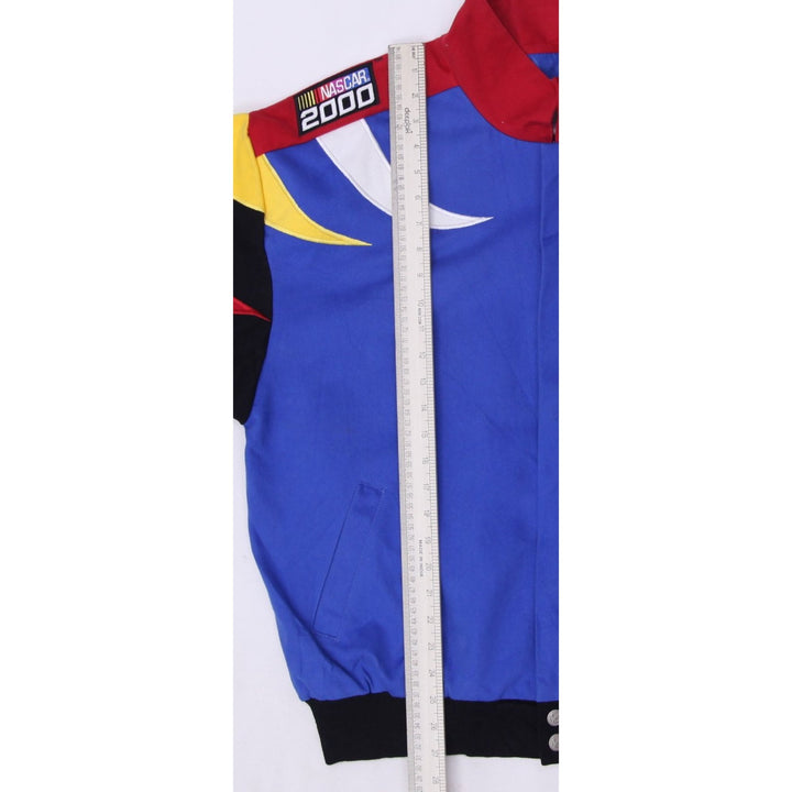 Mens Chase Authentics NASCAR 2000 Jacket Blue Multi Color Racing Graphic Size L | Migration_Jackets - View 6 | Fashion Rerun