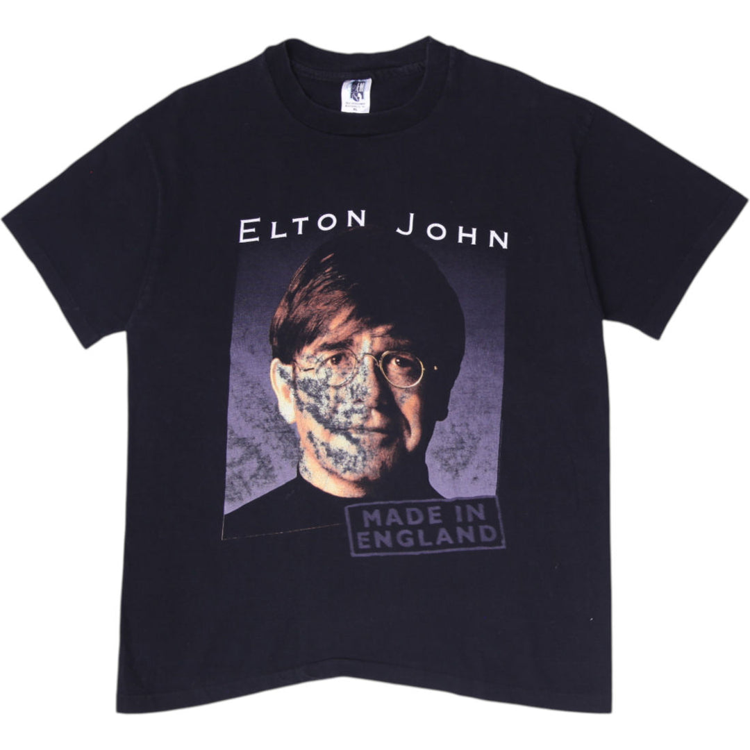 Vintage 1995 Elton John Made In England Tour T-Shirt Size XL