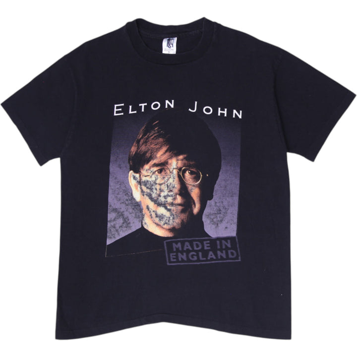 Vintage 1995 Elton John Made In England Tour T-Shirt Size XL