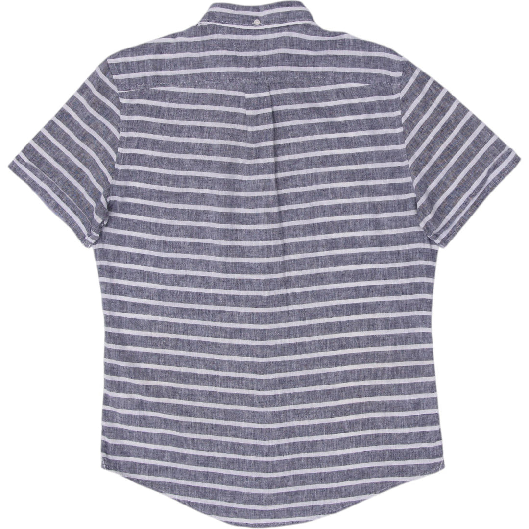 Mens Tommy Hilfiger Striped Cotton Custom Fit Shirt Size M
