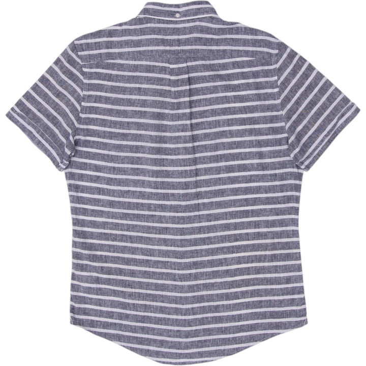 Mens Tommy Hilfiger Striped Cotton Custom Fit Shirt Size M