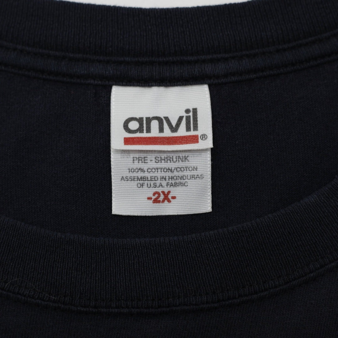 Vintage 2004 Anvil Amphibious Outfitters Scuba T-Shirt Size 2X