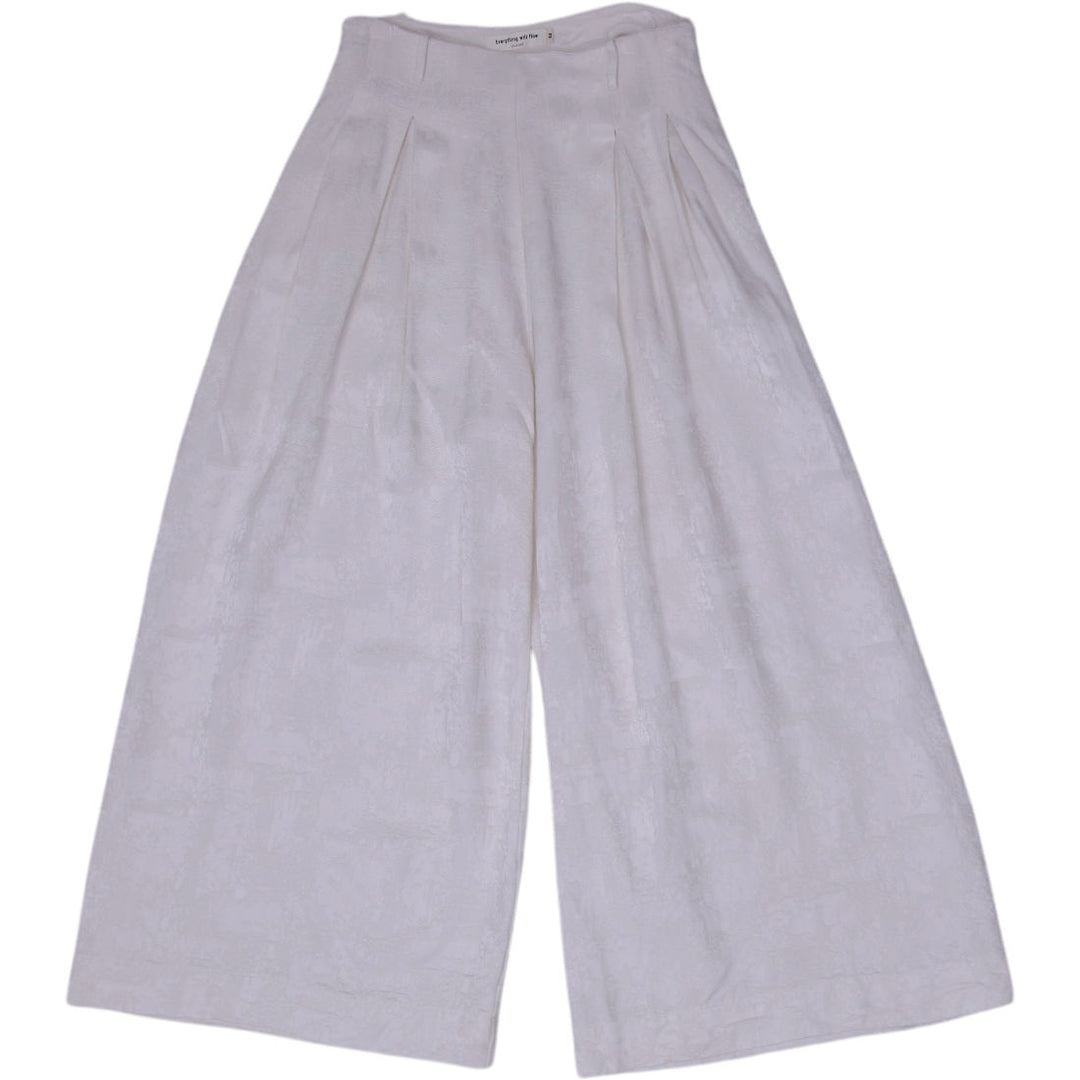 Y2K Ladies Giasemi Textured Flow Wide Leg Pants Size M