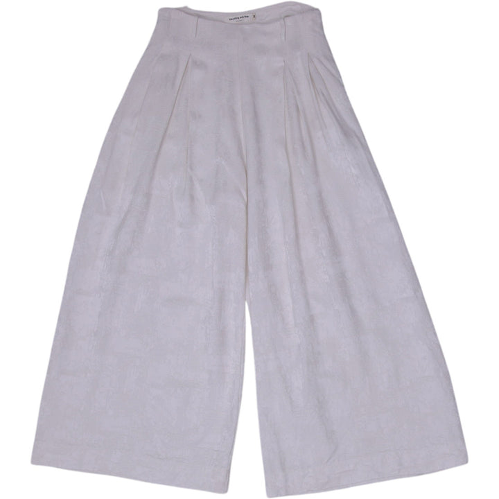 Y2K Ladies Giasemi Textured Flow Wide Leg Pants Size M
