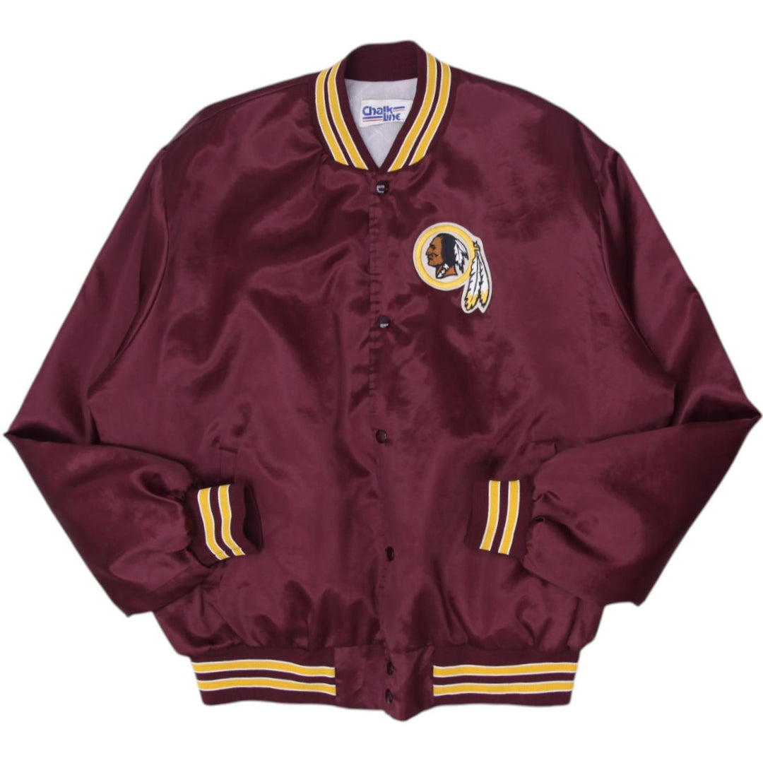 Vintage Chalk Line Washington Redskins Satin Bomber Jacket Maroon XXL | Migration_Jackets | Fashion Rerun