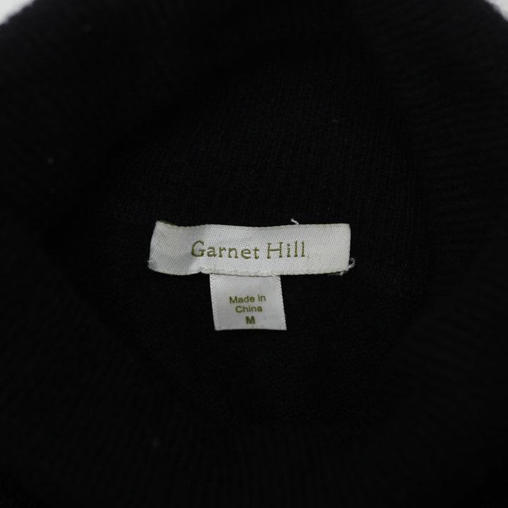 Ladies Garnet Hill 100% Cashmere Turtleneck Sweater Size M