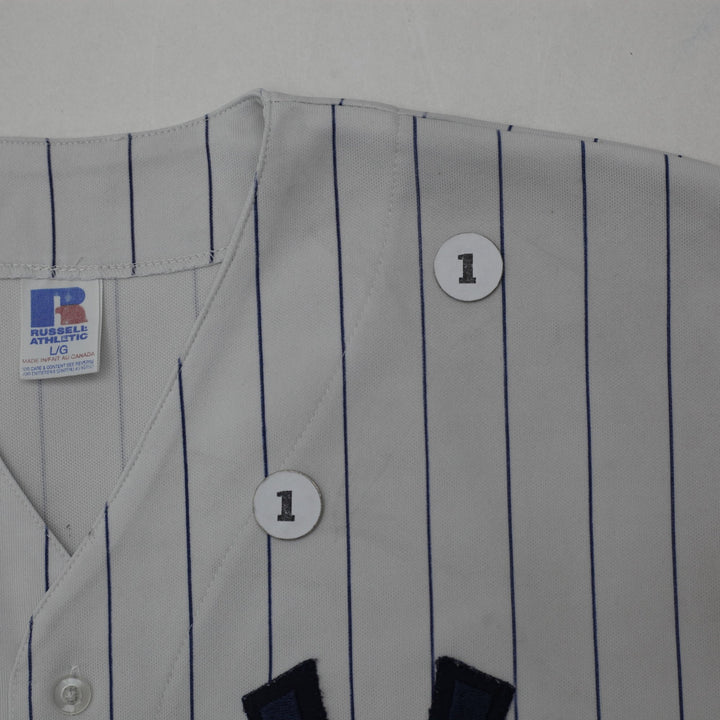Vintage 90s Russell Athletic New York Yankees MLB baseball Jersey L | Migration_Jerseys - View 9 | Fashion Rerun