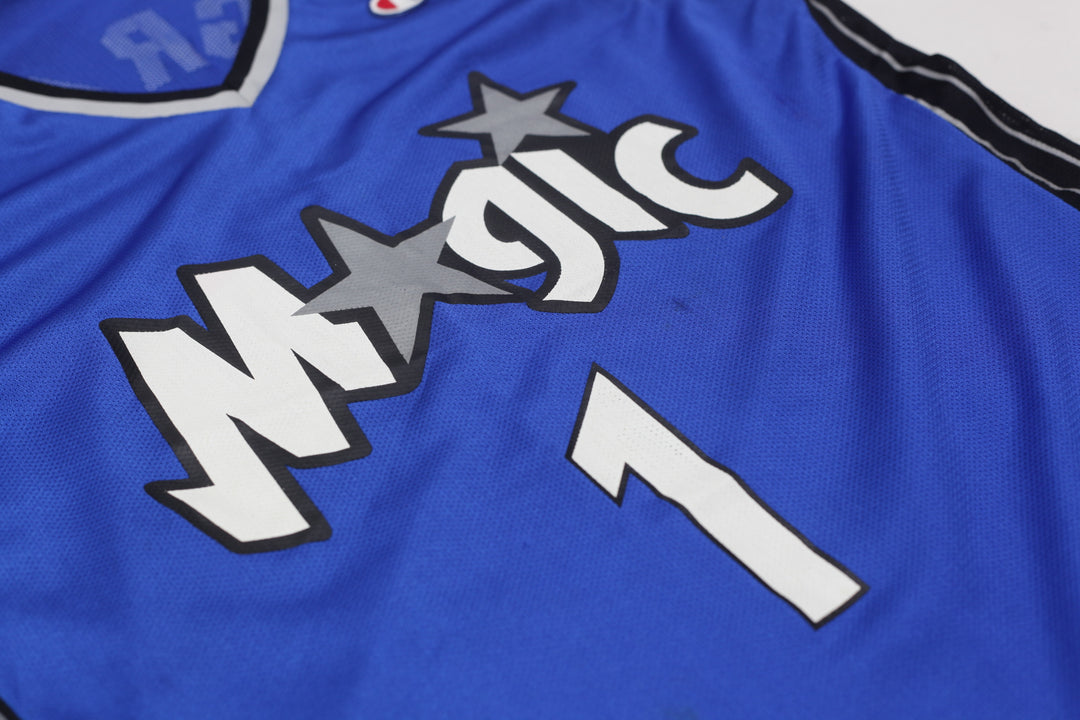 Vintage Champion NBA Orlando Magic McGrady # 1 Basketball Jersey | Migration_Jersey FBFIRST20 UAENAT40 - Back | Fashion Rerun