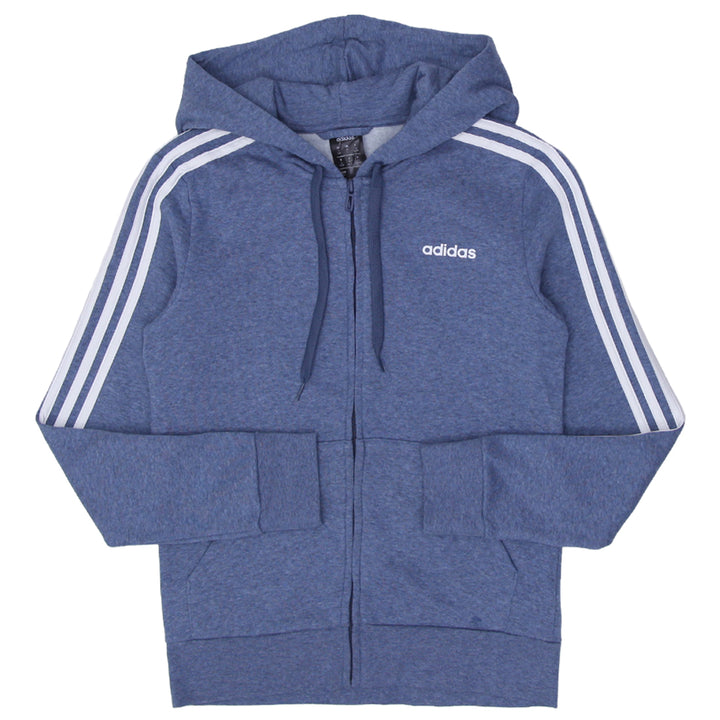 Ladies Adidas 3 Stripes Full Zip Hoodie - Fashion Rerun Vintage Migration_Sweaters