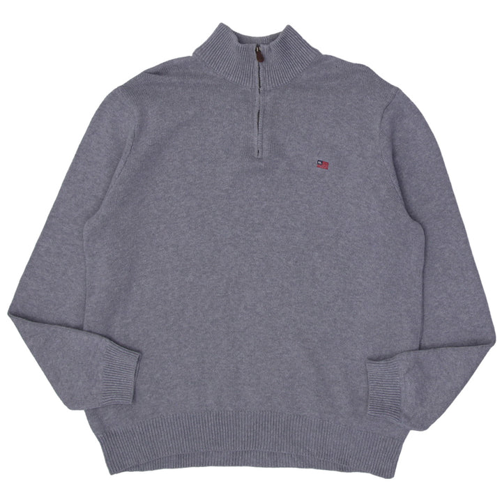 Vintage Ralph Lauren Sweater Quarter Zip American Flag Polo Jeans Co