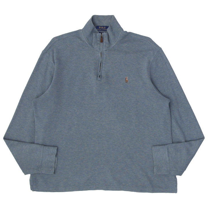 Mens Polo Ralph Lauren Estate Rib Quarter Zip Sweater