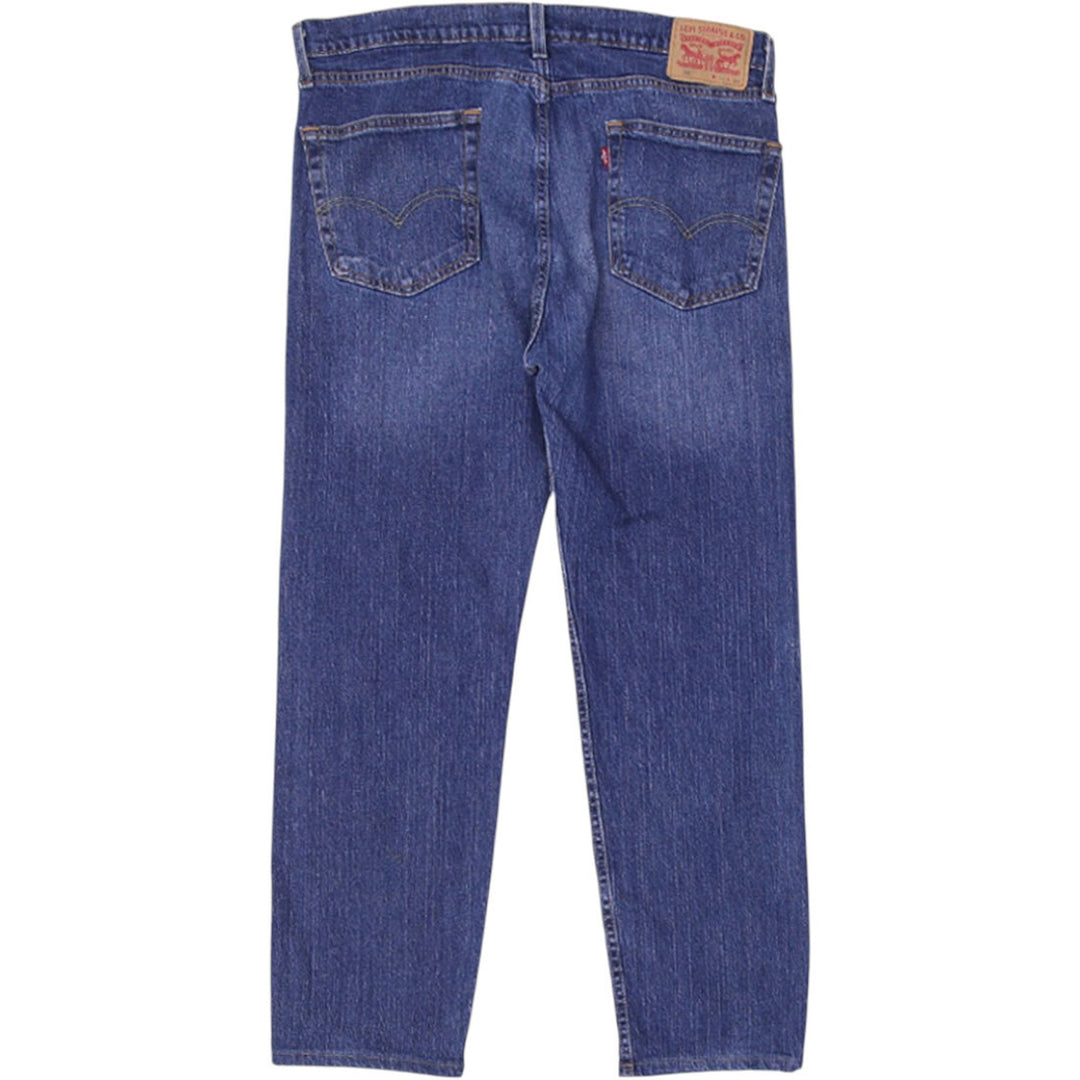 Mens Levi's 501 Blue Denim Straight Leg Jeans Classic Fit