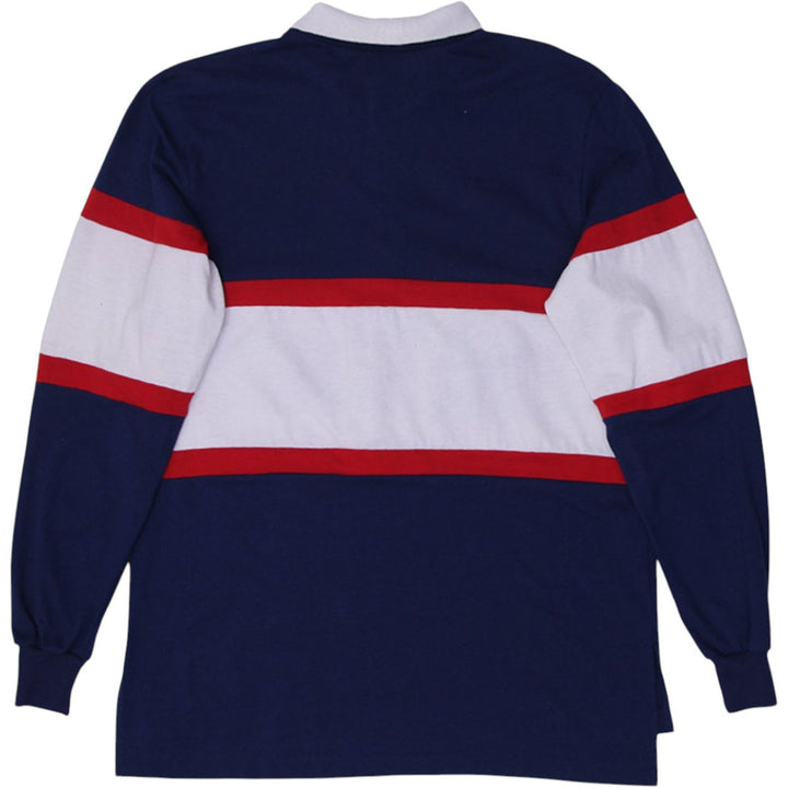 Vintage New York Yankees Nutmeg Mills Block Cut 1/4 Button Rugby T-Shirt