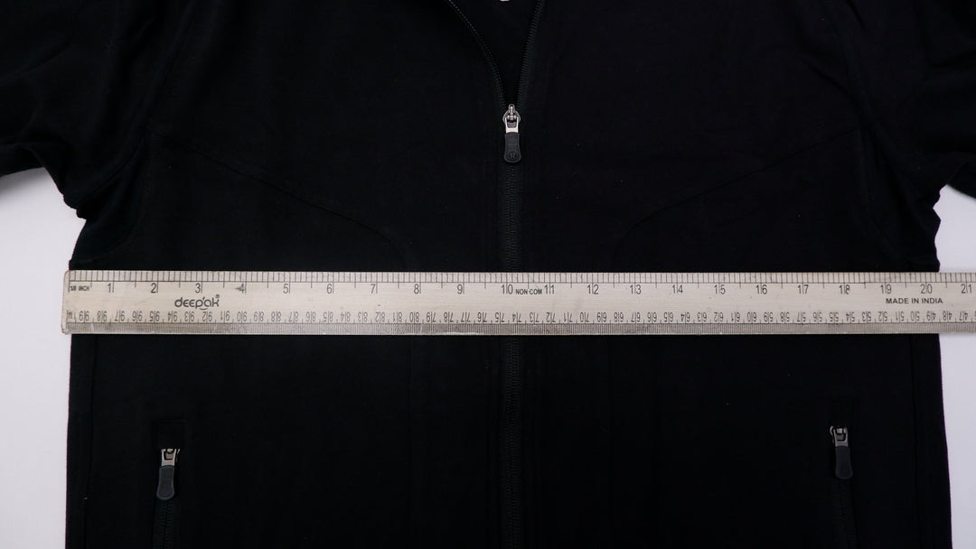 Mens Lululemon Bomber Jacket Black Full Zip Athletic