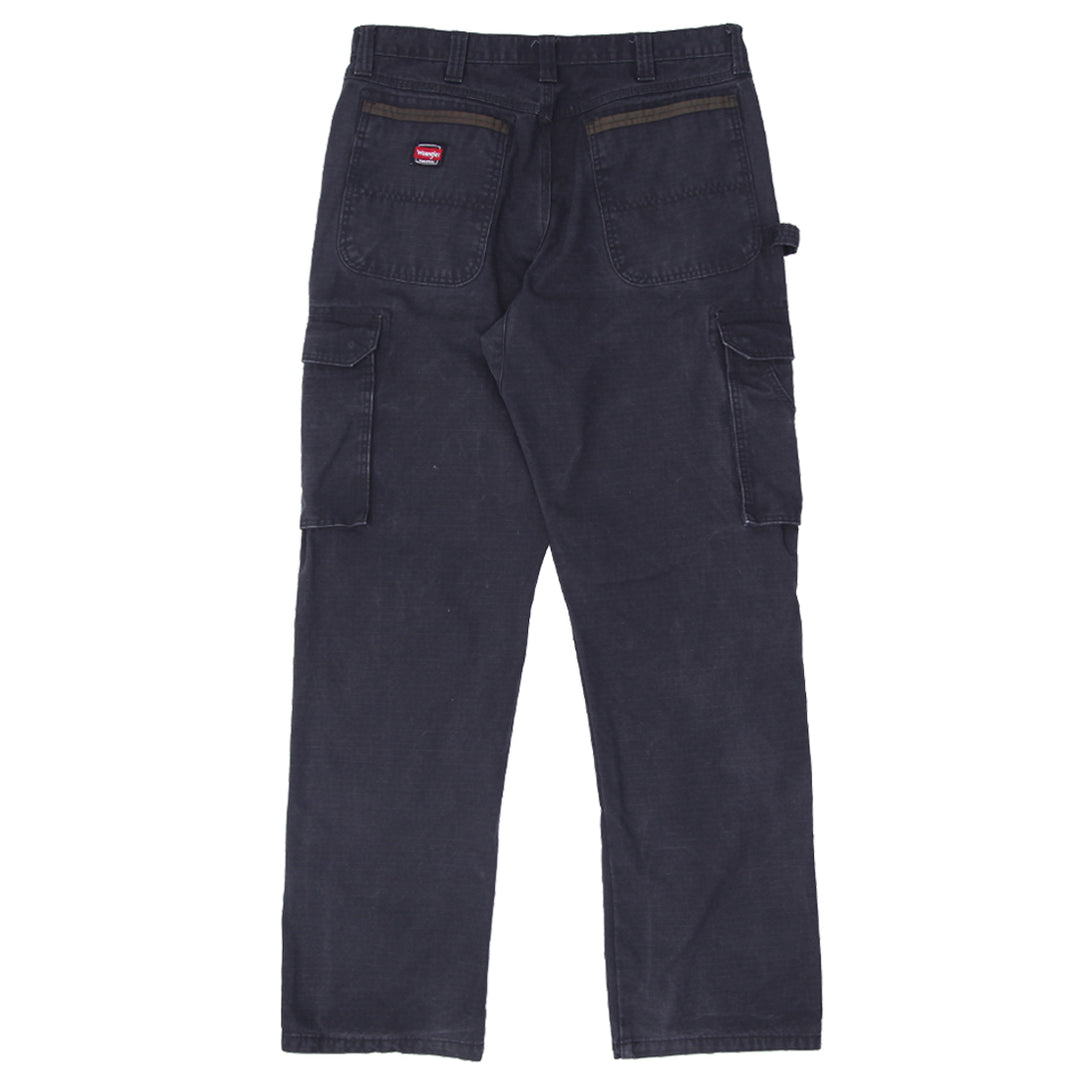 Mens Wrangler Ripstop Cargo Workwear Pants - Fashion Rerun Vintage Migration_Pants