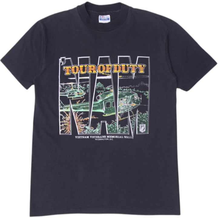 Vintage 1990’s Tour of Duty Movie Vietnam Graphic T-Shirt L Single Stitch USA | Migration_T-Shirts | Fashion Rerun
