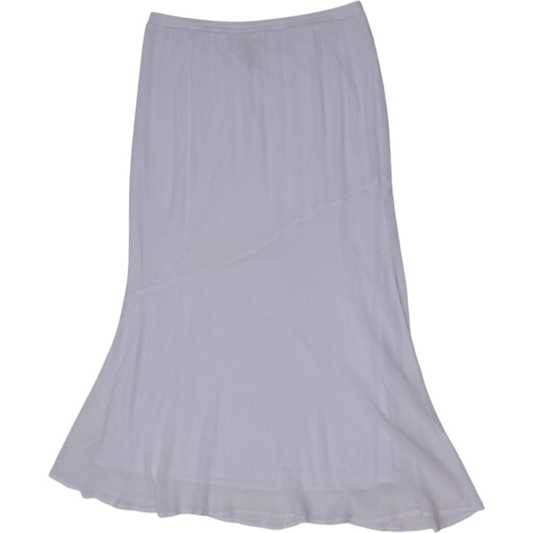 Y2K Ladies AGB Asymmetrical Seam Flared Hem Long Skirt Size XL