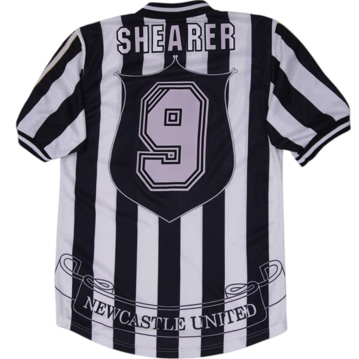 Vintage Adidas Newcastle United 1997 1999 Home Soccer Shearer #9 Jersey S | Migration_Jerseys - Side View | Fashion Rerun