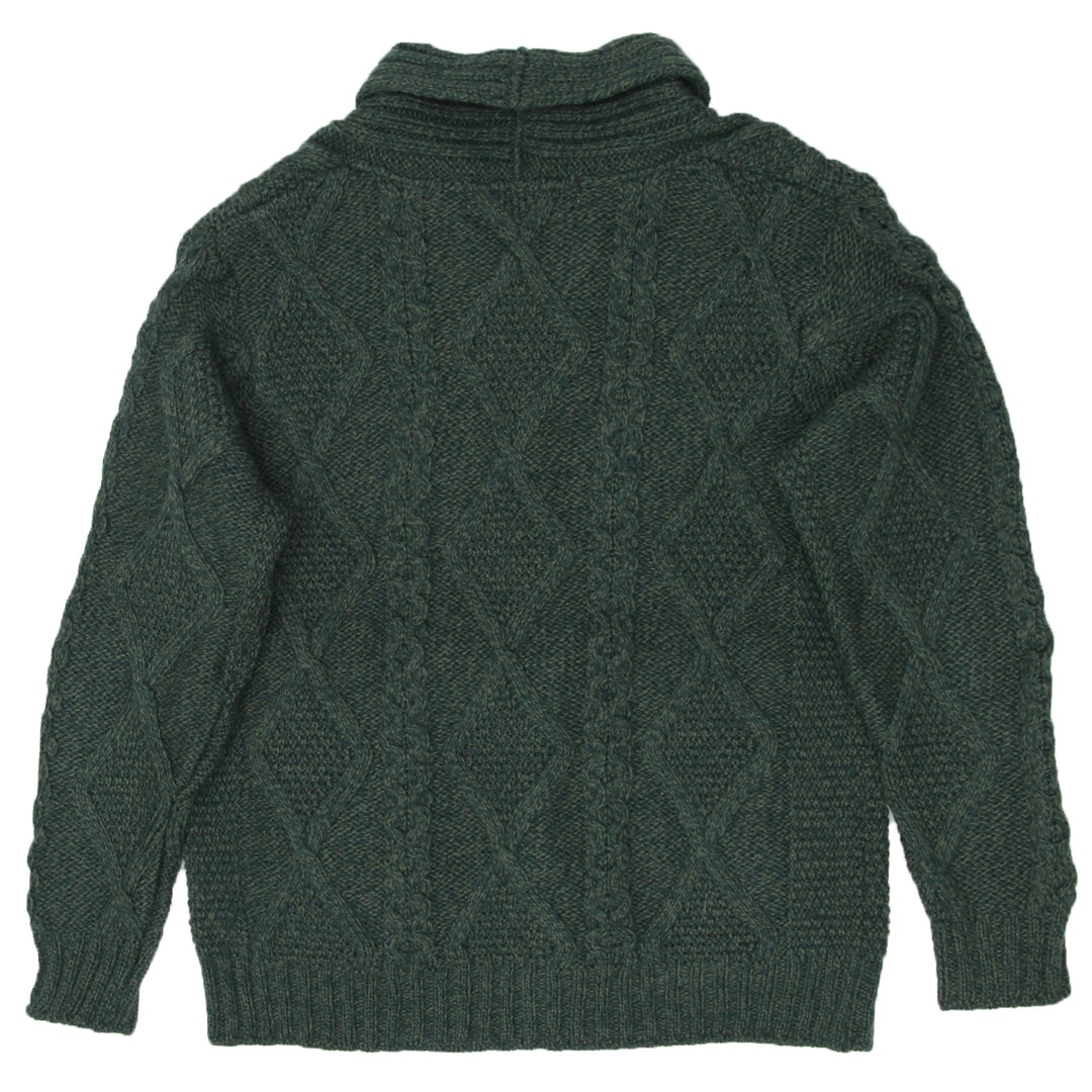 Vintage Aran Mor Merino Wool Knitted Cardigan Ladies