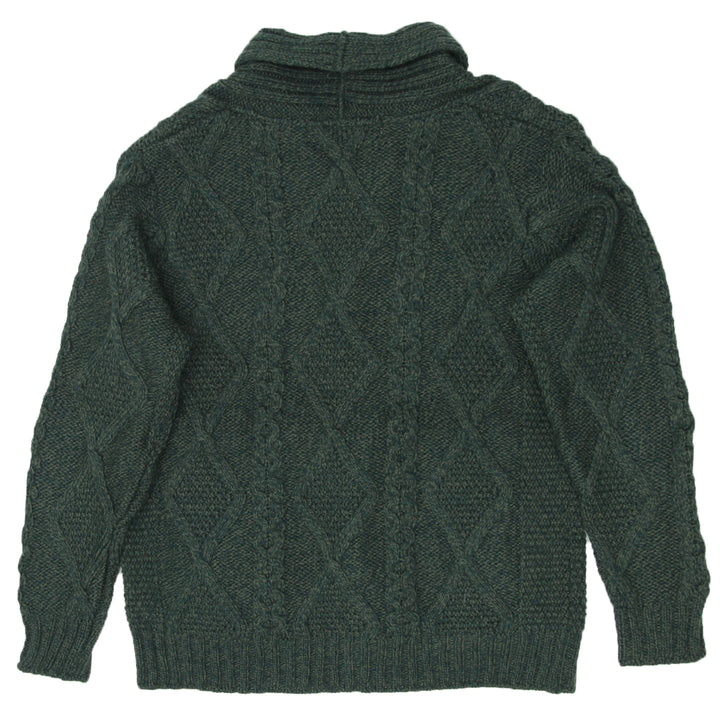 Vintage Aran Mor Merino Wool Knitted Cardigan Ladies