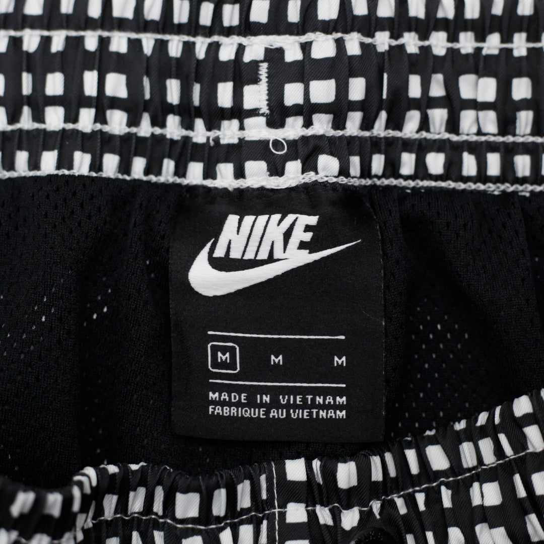 Mens Nike Checkered Drawstring Sporty Shorts Size M | Migration_Shorts - Back View | Fashion Rerun