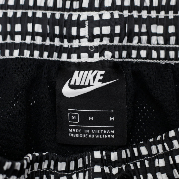 Mens Nike Checkered Drawstring Sporty Shorts Size M | Migration_Shorts - Back View | Fashion Rerun