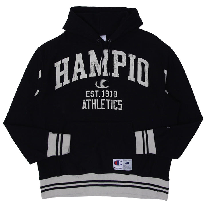 Mens CHampion Reverse Weave Black Pullover Hoodie