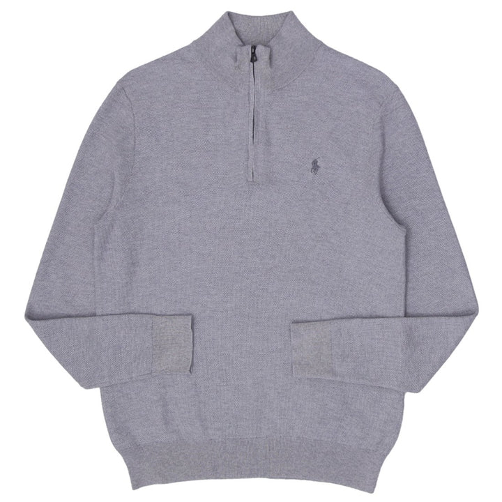Mens Polo Ralph Lauren Quarter Zip Mock Neck Sweater