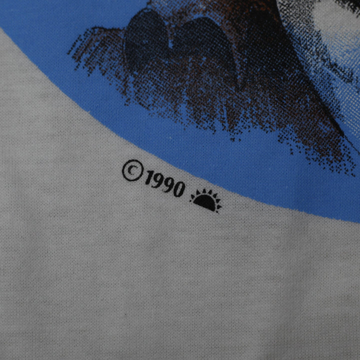 Vintage 1990 Rick Embry Sad Clown Art Print T-Shirt Made in USA Size L | Migration_T-Shirts - Detail View | Fashion Rerun
