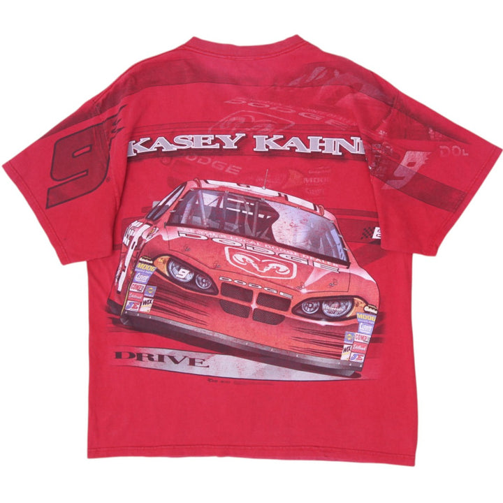 Vintage 2005 Chase Authentic Kasey Kahne 9 Dodge AOP Racing T-Shirt Red Size XL
