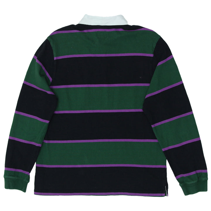 Mens Stussy Stripe Rugby Shirt - Fashion Rerun Vintage Migration_T-Shirt