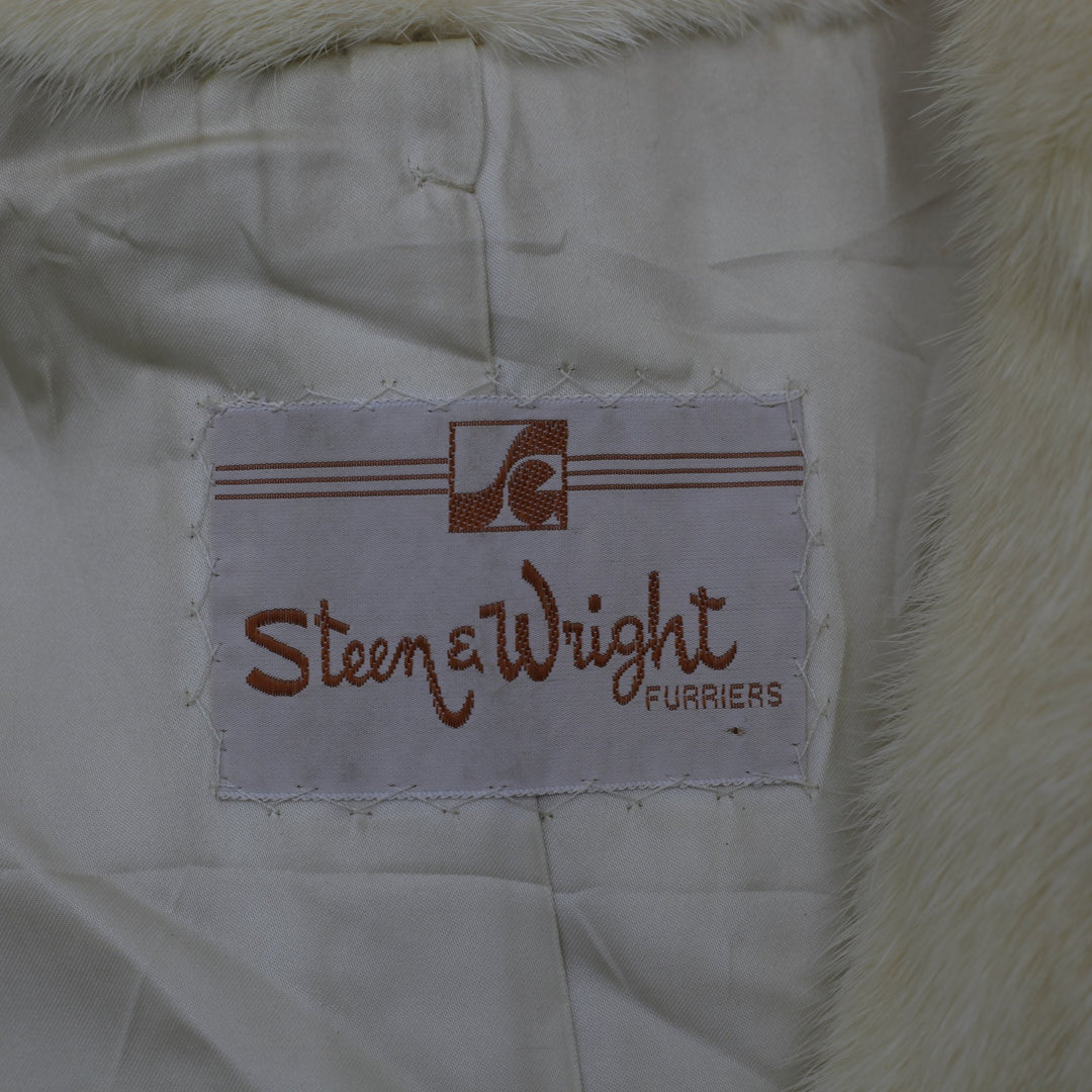 Mid-Century Elegance Authentic Steen & Wright Let-Out genuine  Fur Coat