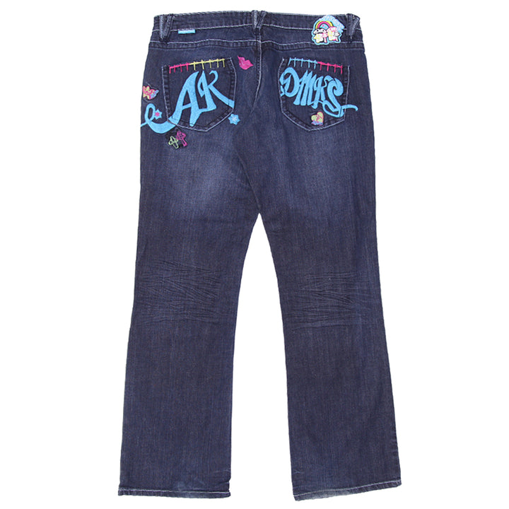 Y2K Akademiks Embroidered Low Rise Jeans - Fashion Rerun Vintage Migration_Pants