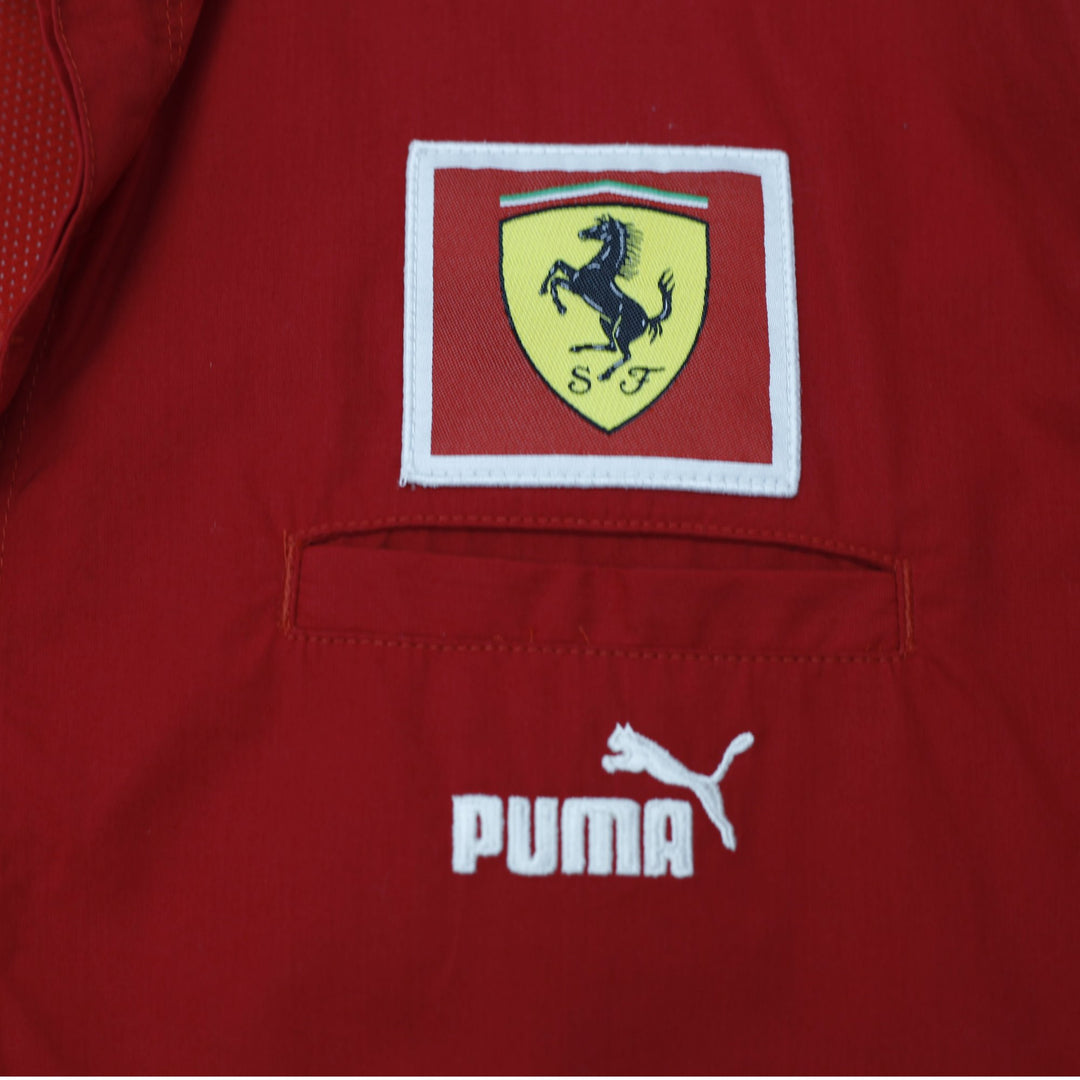 Mens Puma Ferrari Shirt Red Racing Team Logo Short Sleeve XXL | Migration_Shirts - Alternate View | Fashion Rerun