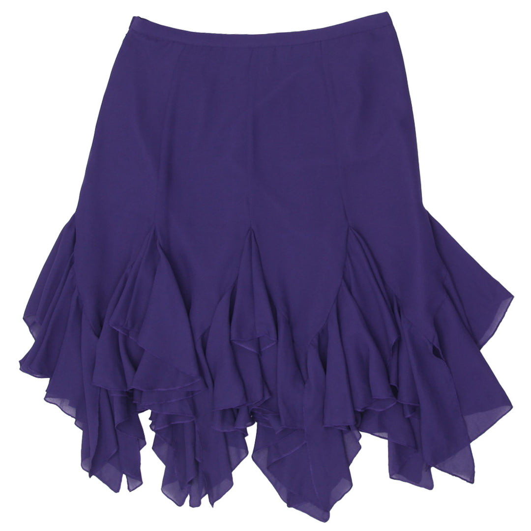 Y2K Ladies Latin Mid-Length Ruffle Skirt