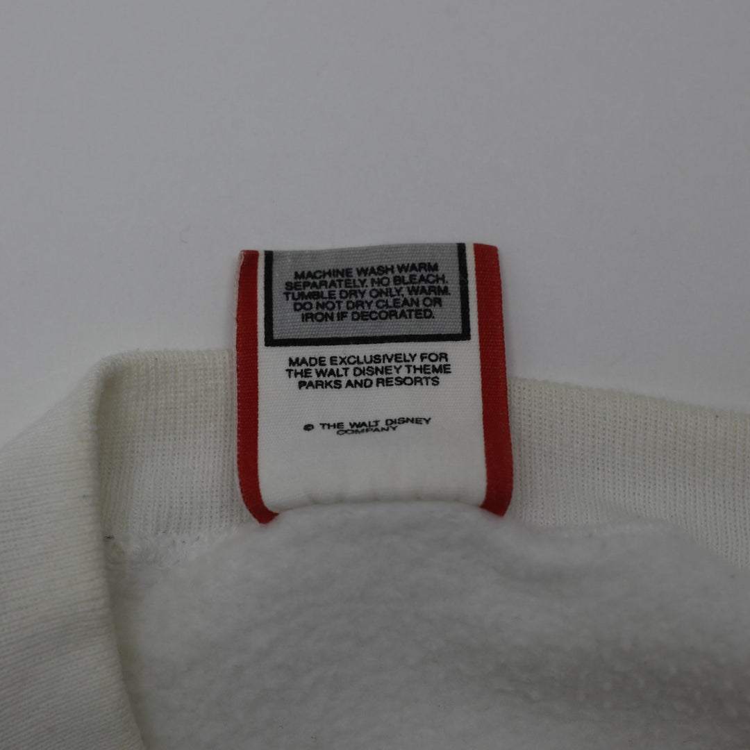 Vintage 90s Disney Mickey Mouse Double Sided Sweatshirt Made in USA Size M