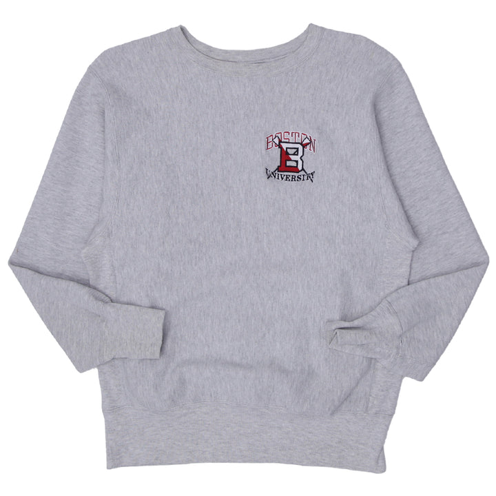 Vintage Champion Reverse Weave Boston University Sweatshirt Size L Made in USA - Fashion Rerun Vintage Migration_Sweaters