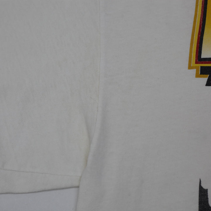 Vintage Mens Tultex NASCAR T-Shirt White Graphic Racing 1999 Bill Elliott