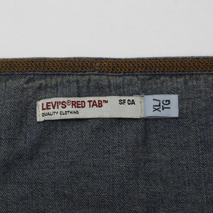 Y2K Ladies Levis Denim Halter Top Size XL