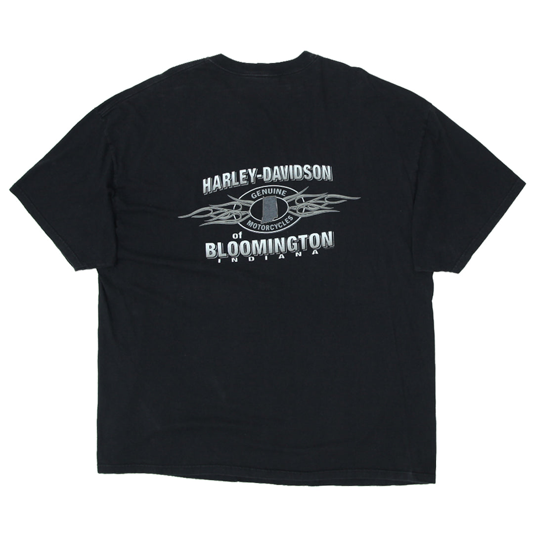 Vintage Harley Davidson "Fearless And Proud" Wolf And Eagle Graphic T-Shirt 3XL Made In USA - Fashion Rerun Vintage Migration_T-Shirt