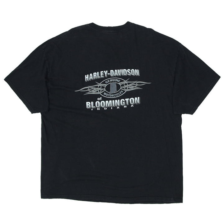 Vintage Harley Davidson "Fearless And Proud" Wolf And Eagle Graphic T-Shirt 3XL Made In USA - Fashion Rerun Vintage Migration_T-Shirt