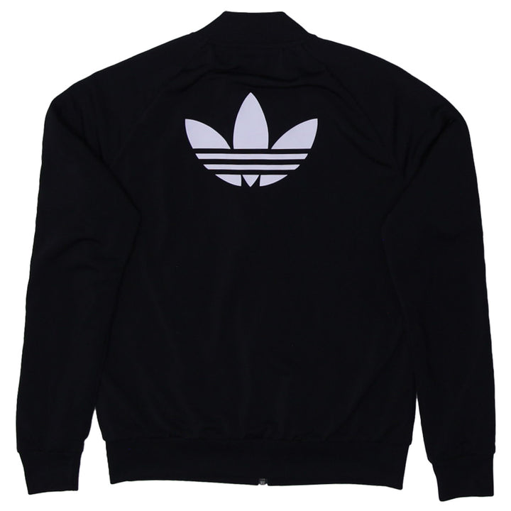 Mens Adidas 3Stripe Embroidered Full Zip Jacket