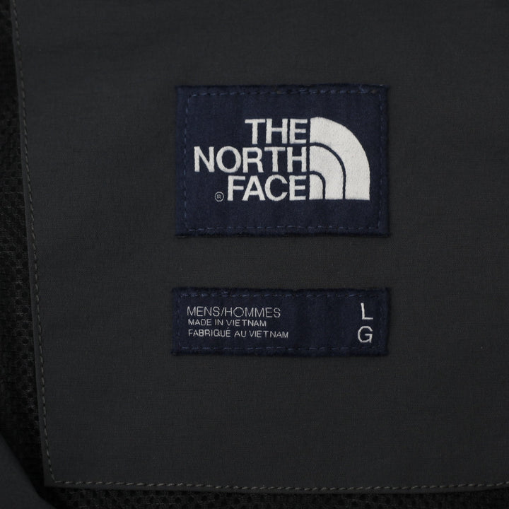 Mens The North Face Jacket Gray Full Zip Outdoor Lightweight L