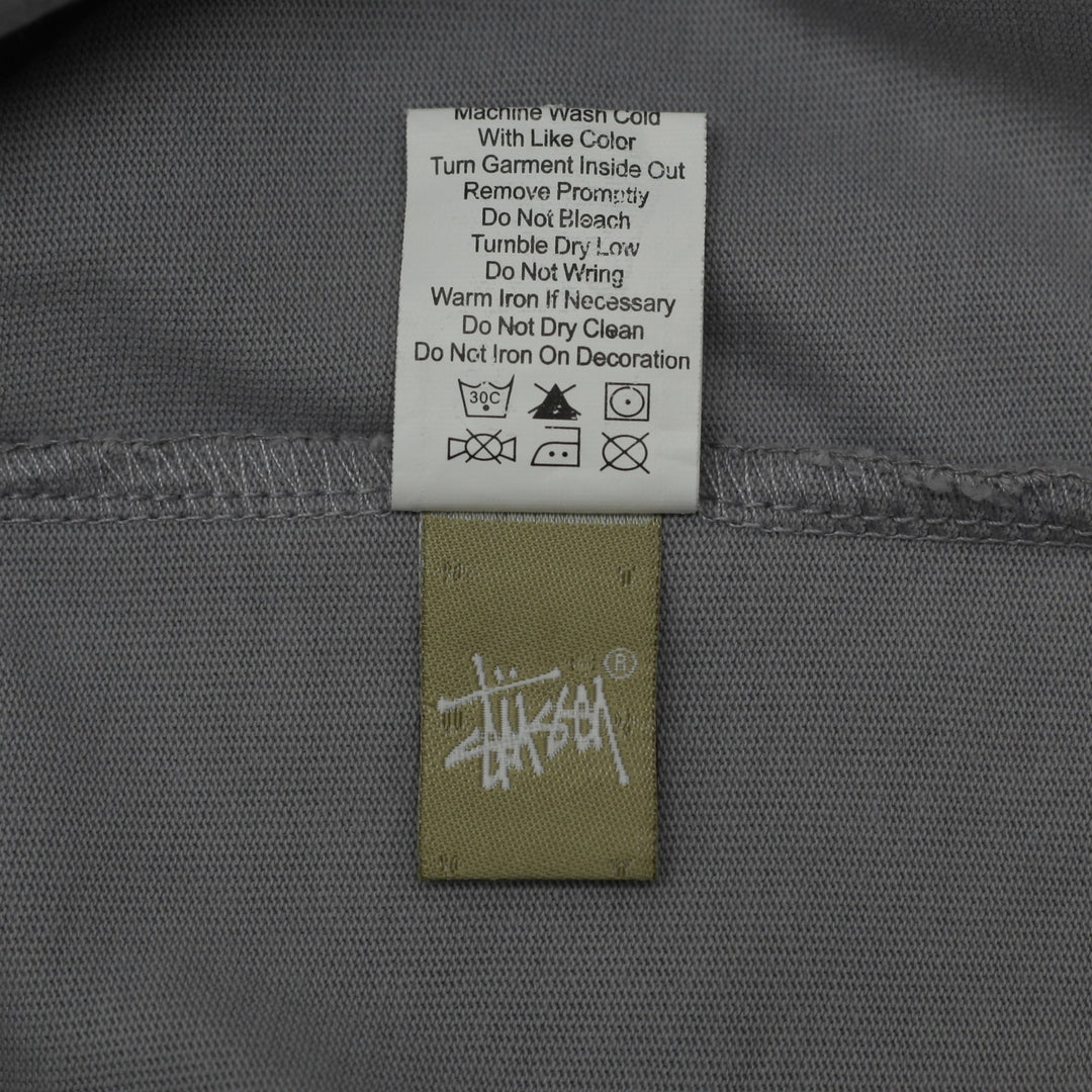 Mens Stussy Baseball Gray Short Sleeve Button Jersey L | Migration_Jerseys SW COLLECTION - View 6 | Fashion Rerun