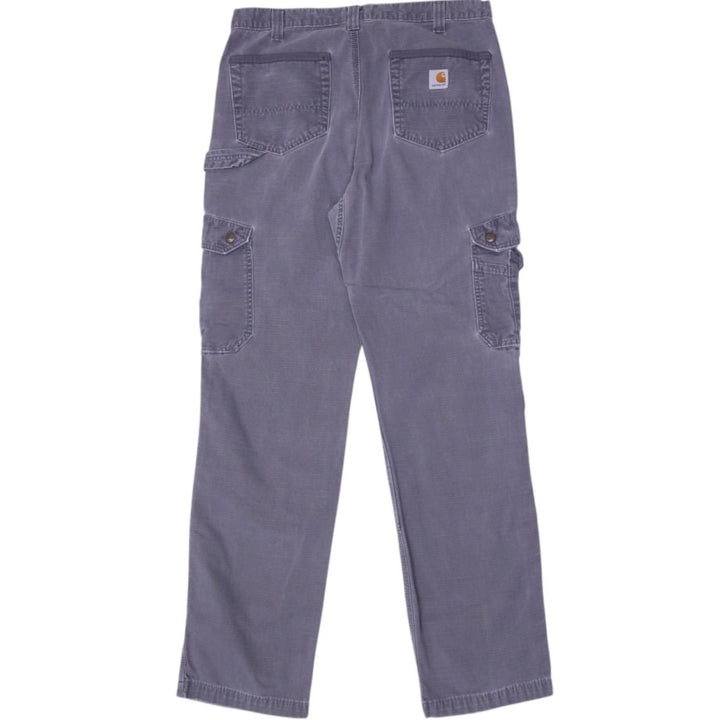 Mens Carhartt Cargo Grey Rugged Workwear Pants